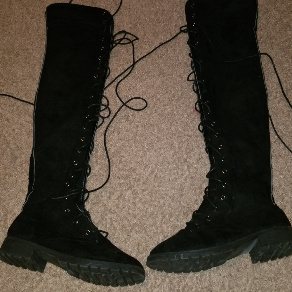 Thigh high boots